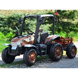 Veliki Velik traktor s prikolico 4x4 – roza | Shoptok.si