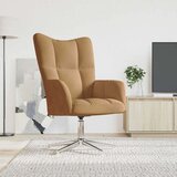  Stol za sproščanje rjav žamet, (20934738) | Shoptok.si