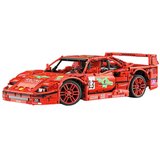  Auto na sastavljanje u omjeru 1:10 - 2688 elemenata - crveni | Shoptok.si