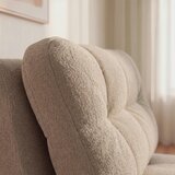 Bessagi Home Fotelj Z Ležiščem Liara, Bež | Shoptok.si