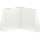  Zid za zadržavanje 50 x 50 x 50 cm Čelik Bijela - Bijela 50 x 50 x 50 cm 1 x 270° kut | shoptok.hr