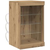  Sideboard s LED svjetlima u umjetničkom hrastu 41x37x67 cm | shoptok.hr