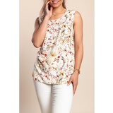 Fenzy Top Brez Rokavov S Potiskom, Bela | Shoptok.si
