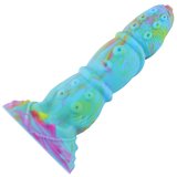 HiSmith HSD36 Realistic Silicone Tentacle Dildo Strong Suction Cup 8.59" Blue-Green Cene