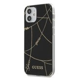Guess Ovitek GUHCP12MPCUCHBK, Iphone 12/ 12 PRO, črn, (20689589) Cene