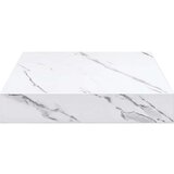  Polica na zidu Zidne 2 pcs Bijeli mramor 23 x 23 5 x 4 cm | shoptok.hr