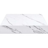  Stenska polica 2 pcs Beli marmor 23 x 23,5 x 4 cm, (5000201169) | Shoptok.si