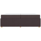  Krevetna konstrukcija Tamno smeđa 200 x 200 cm tkanina | shoptok.hr