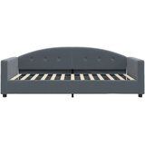  Dnevni krevet na razvlačenje bez madraca tamnosivi 100 x 200 cm | shoptok.hr
