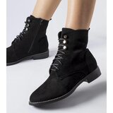 Gemre Carpanzano black insulated eco-suede ankle boots | Shoptok.si