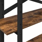  Polica Dimljeni hrast 100 x 33,5 x 140 cm Konstruirano drvo | shoptok.hr