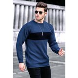 Madmext Men's Indigo Sweater 4698 Cene