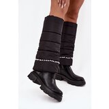Boto women's insulated boots with beads black irvette | Eponuda.ba