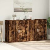  Komoda 2 kom boja dimljenog hrasta 79x38x80cm konstruirano drvo | shoptok.hr