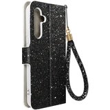 AVIZAR Ovitek z blešcicami za Samsung A34 5G, vgrajena denarnica, Disco Glam Edition - crn, (20938304) | Shoptok.si