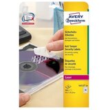 Avery Zweckform Zaščitne etikete, Anti Tamper 45,7 x 21,2 mm | Shoptok.si