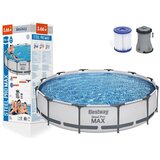 Lean_Toys Vrtni okrogli bazen 366 x 76 cm Bestway 56416 Cene