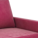  4-dijelni set sofa crvena boja vina baršunasti | shoptok.hr