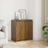 vidaXL Bočni ormarić boja meda 60 x 36 x 65 cm od masivne borovine | shoptok.hr