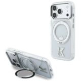  maska karl lagerfeld iml ring stand 360 kameo metal magsafe za iphone 17 pro/ 18 pro transparent Cene