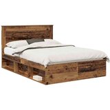  Konstrukcija postelje Star les 150 x 200 cm Masivno borovo les, (5000104263) | Shoptok.si