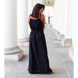 Gemre Black long dress with a slit Édouard | Shoptok.si