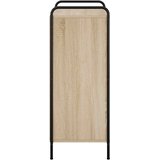  Ormar za cipele 76 x 36 5 x 93 cm Konstruirano drvo - Hrast sonoma 76 x 36 5 x 93 cm 4 etaže s vratima | shoptok.hr