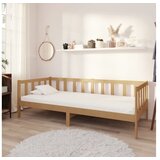  Dnevni ležaj s madracem 90x200 cm boja meda od masivne borovine | shoptok.hr