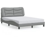  Okvir za krevet bez madraca Hvar svjetlosivi 140 x 190 cm od tkanine | Eponuda.com