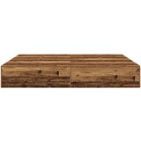  Postelja z prostorom za shranjevanje Stari les 200x200 cm, (22052950) | Shoptok.si