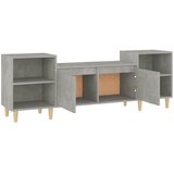 TV ormarić boja betona 160x35x55 cm od konstruiranog drva | shoptok.hr