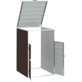  Spremište za 1 kantu za otpad smeđe 72x81x115 cm čelično | shoptok.hr