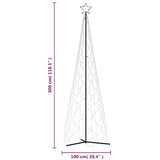  Božićno drvce u češeru toplo bijelo 500 LED dioda 100x300 cm | shoptok.hr
