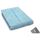 Raztegljiva rjuha 65 cm z odprtino za obraz, ledeno modra