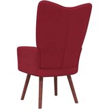  Stol za sproščanje vinsko rdeč žamet, (20935249) | Shoptok.si
