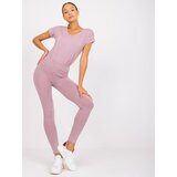 BASIC Feel Good Leggings-AP-LG-A-002-dark pink | ePonuda.com