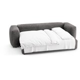 Micadoni Siva žametna raztegljiva sedežna garnitura 264 cm Martina – | Shoptok.si