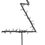  Ukrasno božićno drvce sa šiljcima 115 LED 90 cm | shoptok.hr