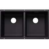 Blanco pomivalno korito SUBLINE 350/350-U SILGRANIT MAIN POOL LEVO, brez pribora InFino - ČRNA | Shoptok.si
