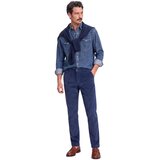 Borghese Hlače Aurelio - pantalone velluto a coste 6WPA21 26VL127 Modra Cene