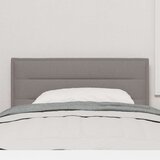 vidaXL Naslon za glavu Smeđesivi Drvo i tkanina 90 x 7 x 78 cm Lako | shoptok.hr
