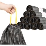  Vreće za smeće s vezicama 250 kom crne 120 L | shoptok.hr