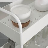 Bessagi Home Kopalniški Regal Sandro, S Kolesci, Bela | Shoptok.si