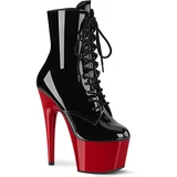Pleaser Adore-1020 Blk Pat/Red 42