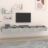  Zidni ormarići 2 kom boja siva betona 102x30x20 cm drveni | shoptok.hr