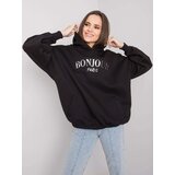RUE PARIS Sweatshirt-RV-BL-7357.35X-black Cene