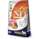 briketi za pse malih pasem Natural&Delicius, jagnjetina in buča, 7kg