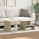 Stolić za kavu boja hrasta 102 x 55 x 35 cm konstruirano drvo | shoptok.hr