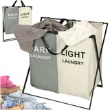  Organizator za odvajanje košara za rublje s 2 pretinca | shoptok.hr
