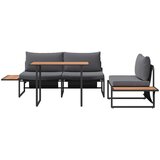  Vrtni set za objed 3 pcs Antracit Čelik | shoptok.hr